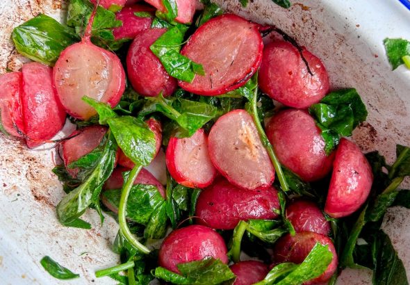 Why you should be cooking radishes and morel mushrooms right now